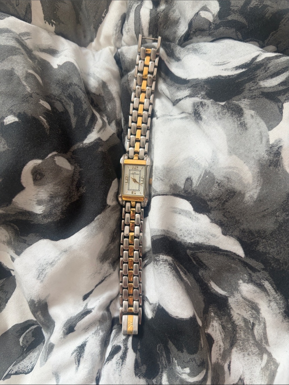 Anne Klein Vintage Two-Toned Rectangular Face Women’s Watch 10/6297 753H